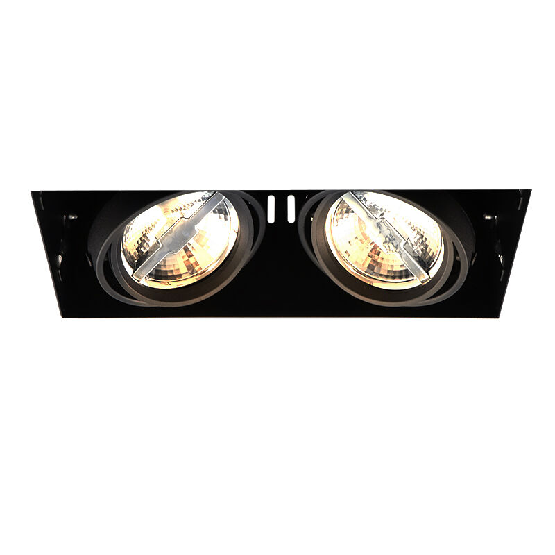 Foco empotrable trimless negro moderno, Joost