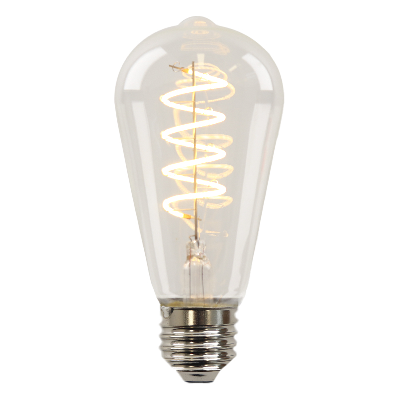 Olucia bombilla LED Edison E27 regulable Tuelo, 4W, 2700K