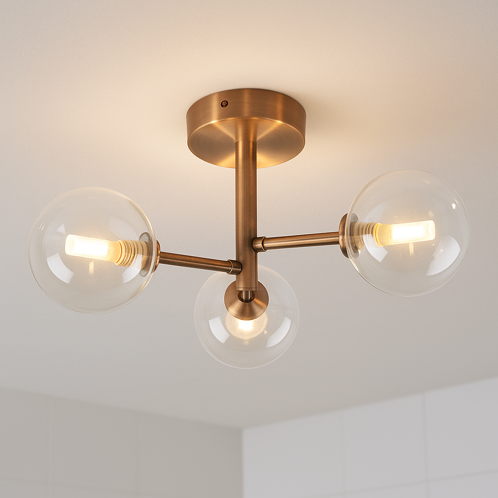 Lámpara de techo cobre moderna, Amer, IP44