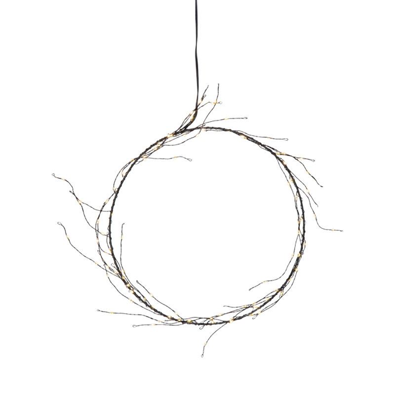 Luces navideñas colgantes 24cm, 95 Leds, con enchufe