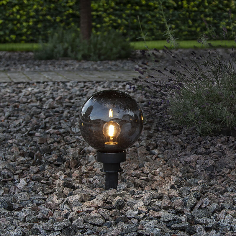 Estaca para jardín negra moderna, Aize, IP44