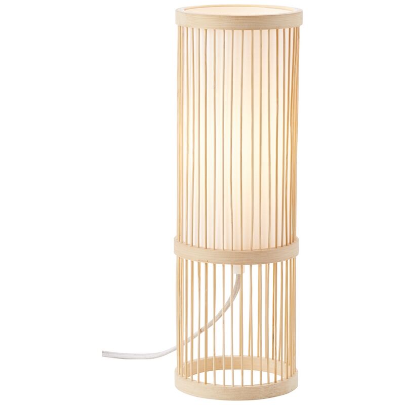 Lámpara de mesa madera, Kayra, con interruptor