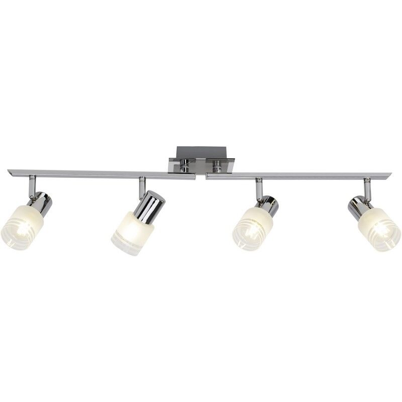 Foco de techo cromado de metal, Blake, 28W, 2700K LED