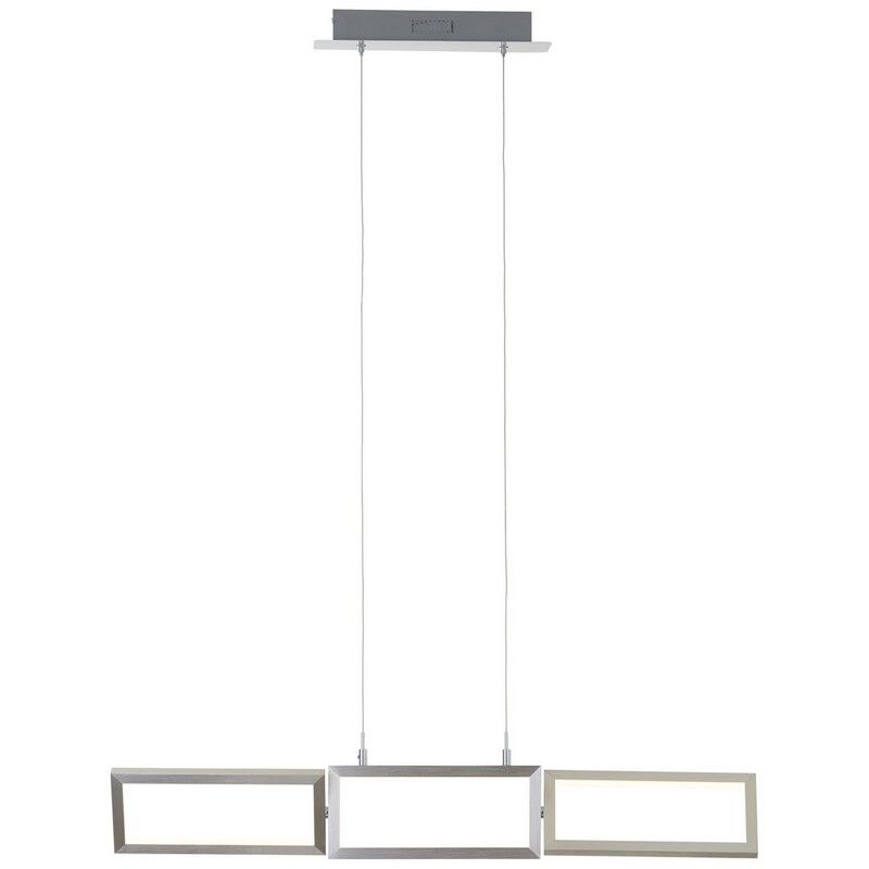 Lámpara colgante plateada moderna, Sara, 30W, 3000K LED
