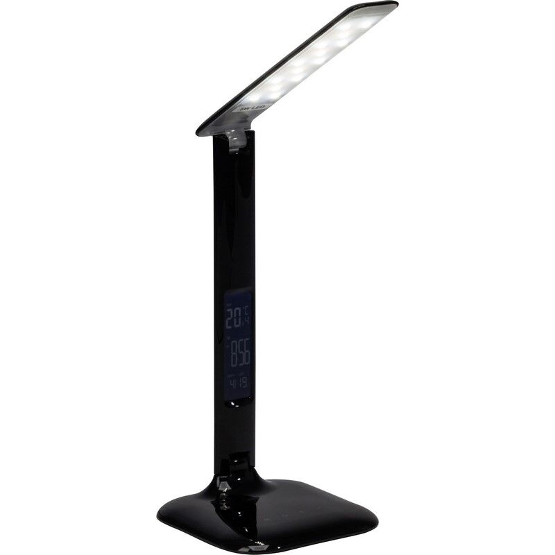 Flexo negro moderno, Naila, 5W, ajustable entre luz blanco cálido y frío LED, con regulador táctil