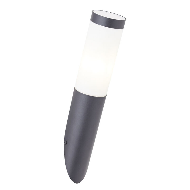 Lámpara exterior negra de metal, Meis, IP44