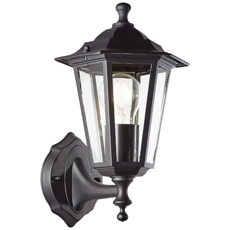 Lámpara exterior negra antigua, Radha, IP44