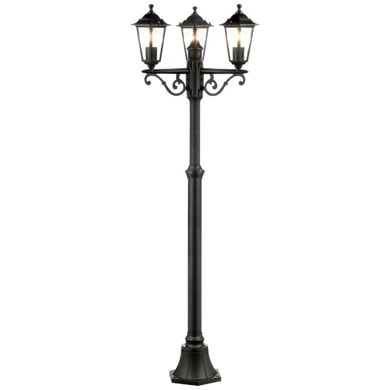 Lámpara exterior negra antigua, Radha, IP44