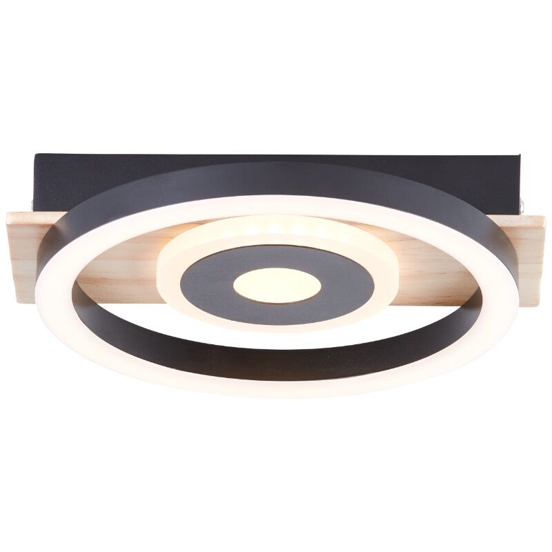 Plafón de techo marrón diseño, Konrad, 9W, 3000K LED