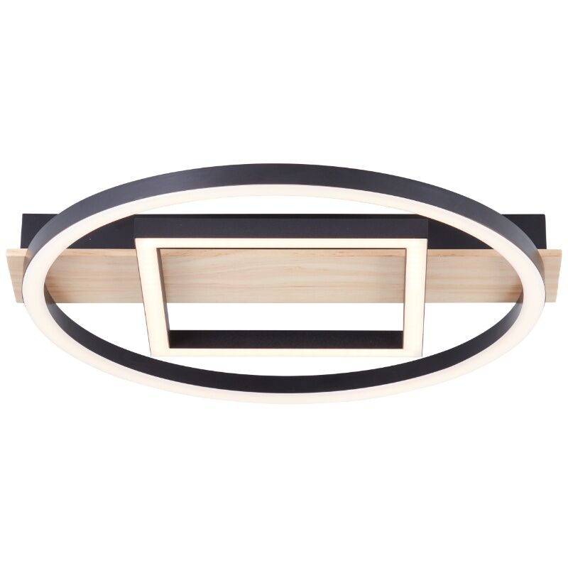 Plafón de techo marrón diseño, Konrad, 20W, 3000K LED