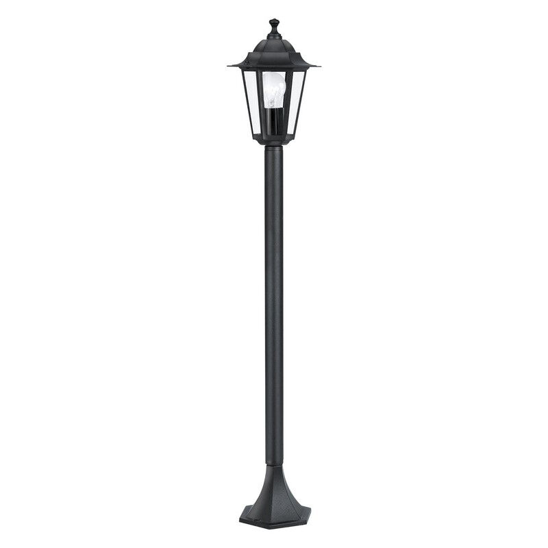 Lámpara exterior negra de aluminio, Alieke, IP44