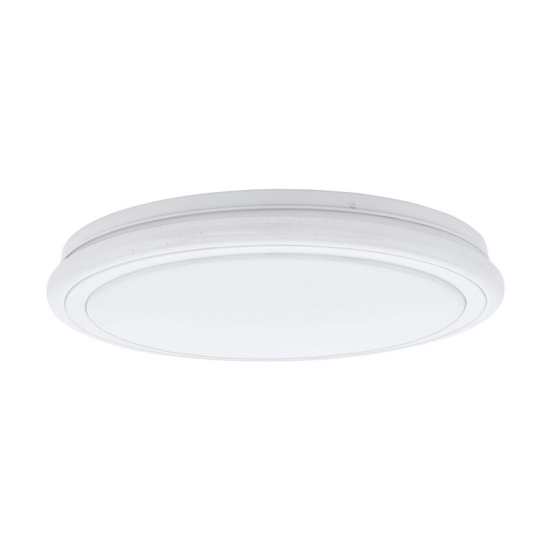 Plafón de techo blanco de acero, Elseline, 30W, color de luz ajustable LED
