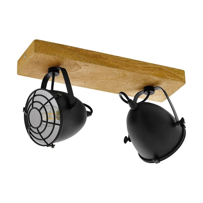 Foco de techo de madera marrón, Pasquale