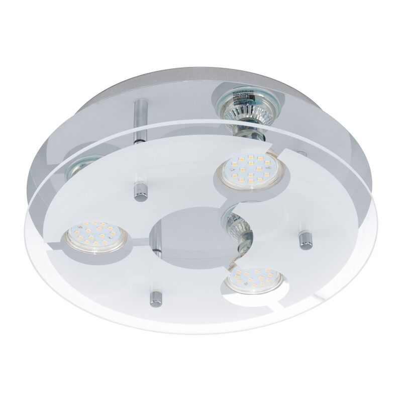 Plafón de techo cromado de acero inoxidable, Annelinde