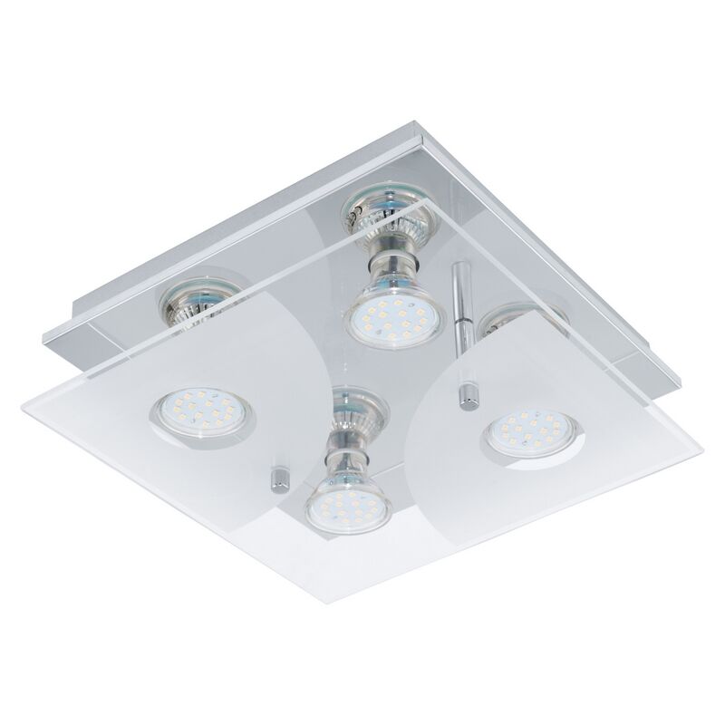 Plafón de techo cromado de acero inoxidable, Annelinde