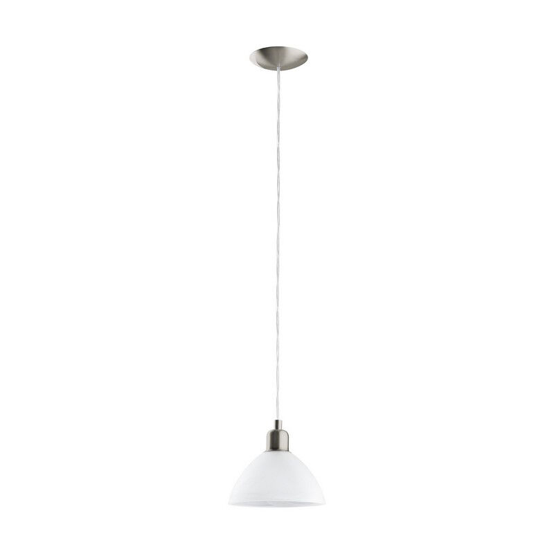 Lámpara colgante blanca de vidrio, Lariana