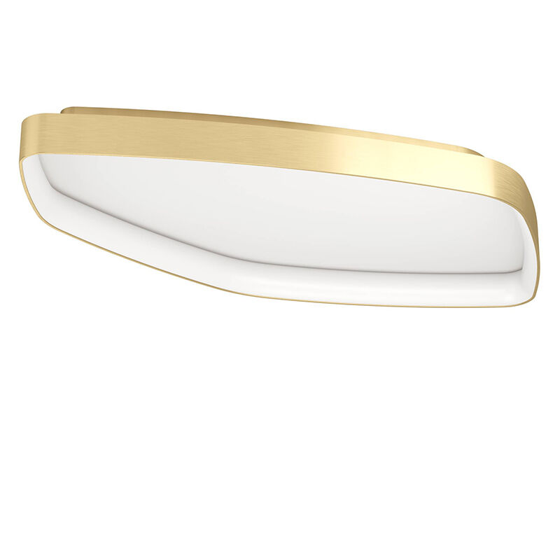 Plafón de techo dorado de aluminio, Samson, 25,2W, 3000K LED