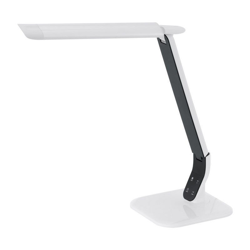Flexo blanco de plástico, Ilias, 6W, 5000K LED, con regulador táctil