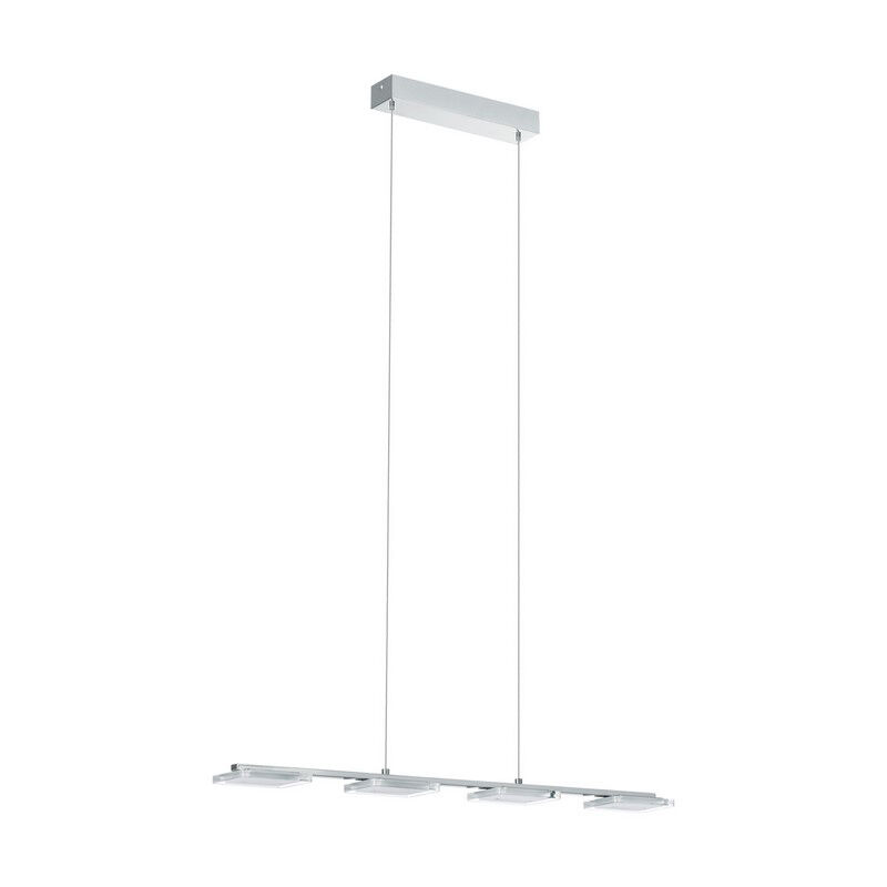 Lámpara colgante cromada de plástico, Pace, 5W, 3000K LED