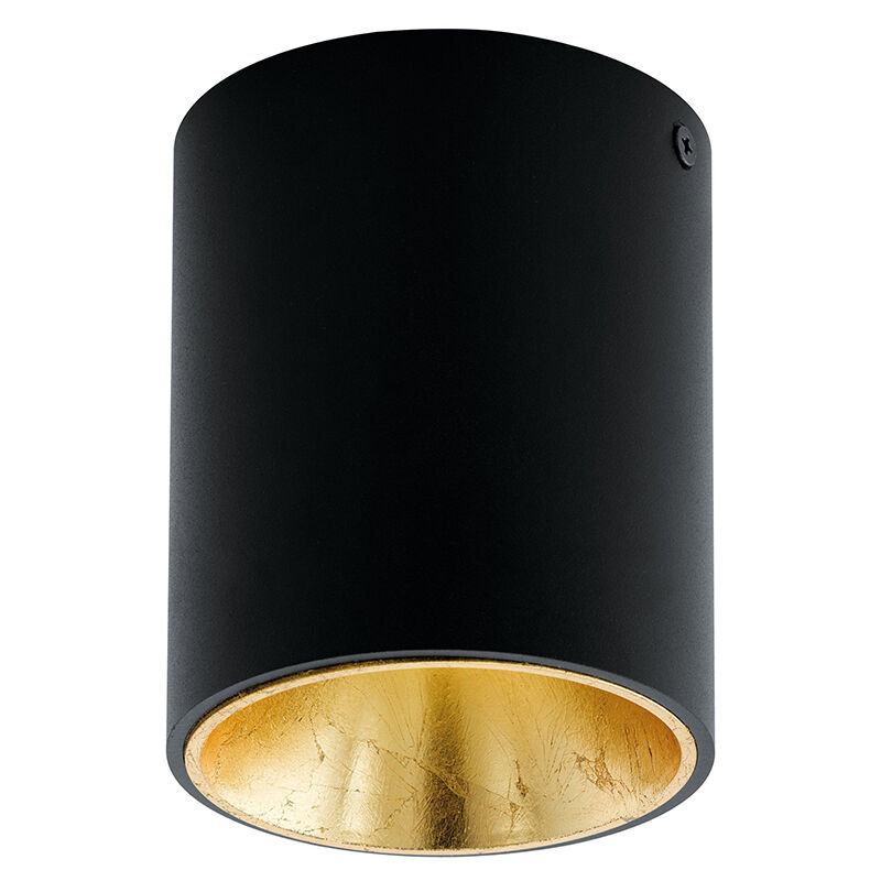 Plafón de techo dorado de aluminio, Dahne, 3W, 3000K LED