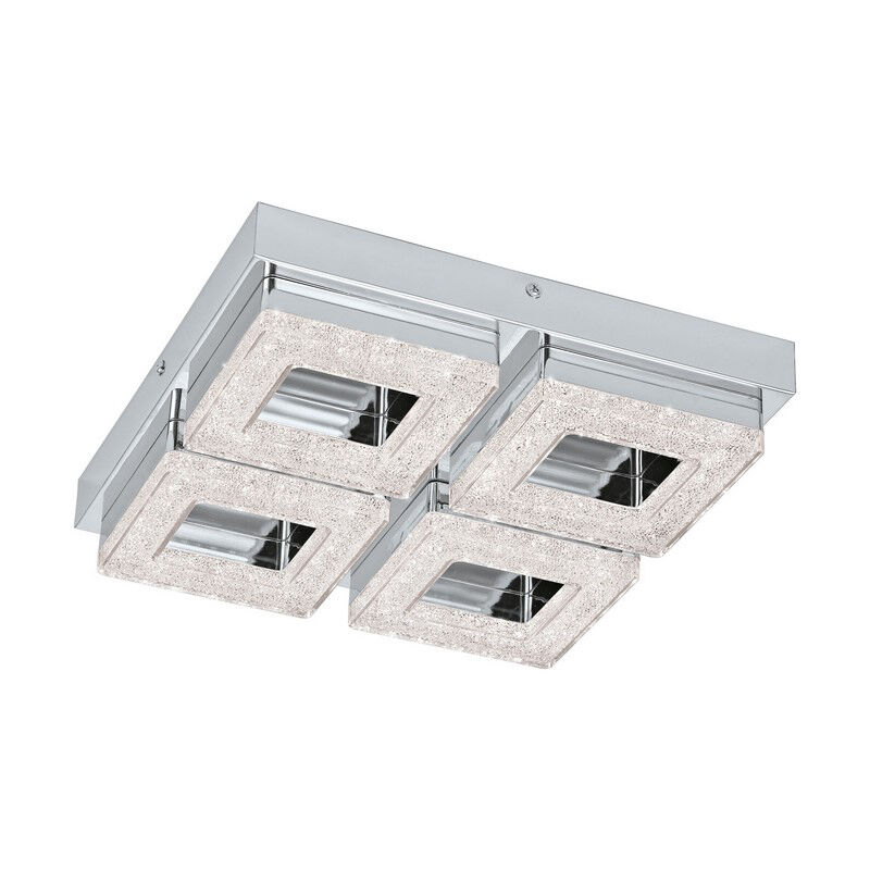 Aplique cromado de plástico, Arjo, 4W, 3000K LED