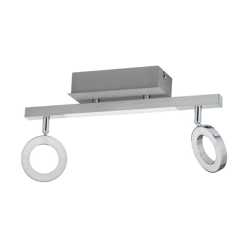 Foco de techo cromado de aluminio, Madelinde, 3W, 3000K LED