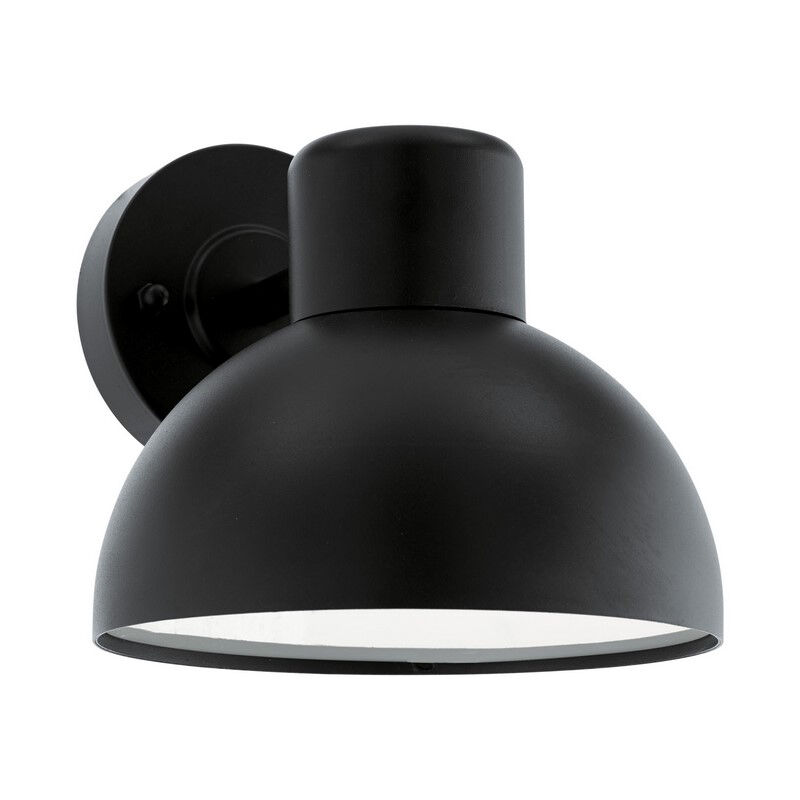 Lámpara exterior negra de plástico, Bessel, IP44