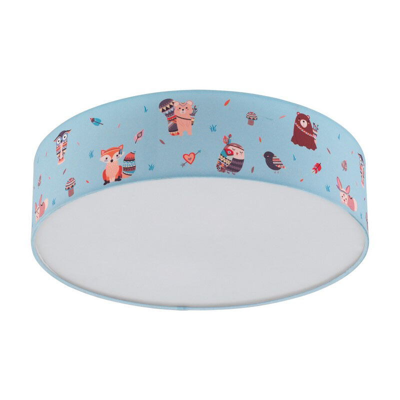 Lámpara de techo infantil multicolor de metal, Mei