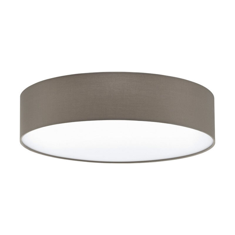 Lámpara de techo gris pardo de metal, Abano