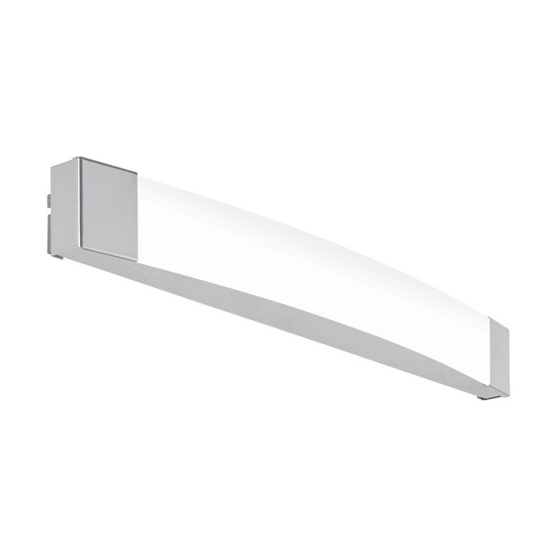 Espejo con luces cromado de plástico, Rafi, 16W, 4000K LED, IP44
