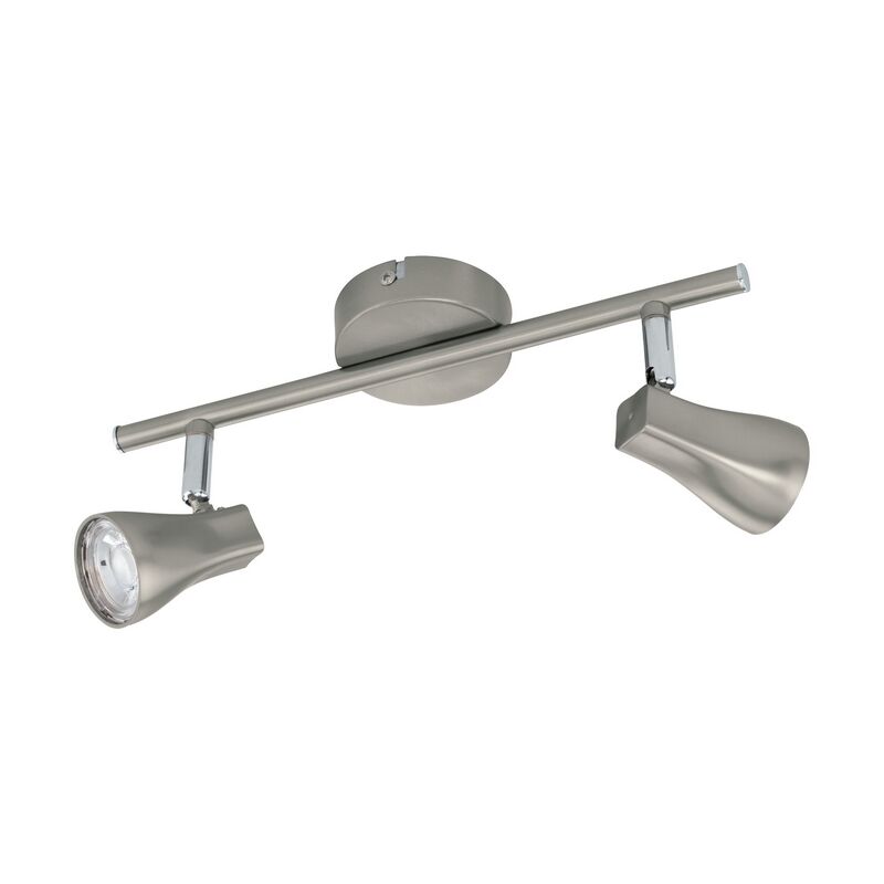 Foco de techo níquel de plástico, Verona, 3W, 3000K LED