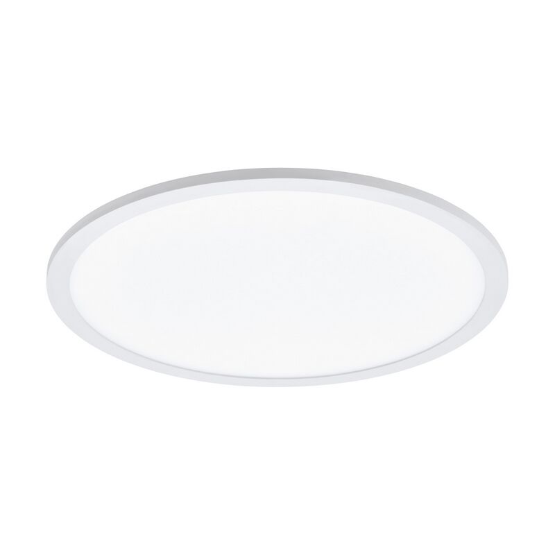 Plafón de techo blanco de aluminio, Ericus, 19W, color de luz ajustable LED