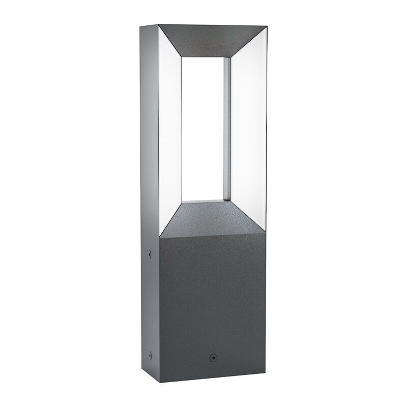 Lámpara exterior negra de aluminio, Larisa, 5W, 3000K LED, IP44