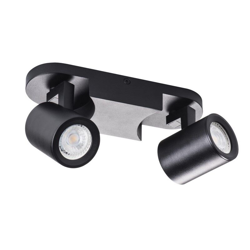 Foco de techo negro moderno, Senay