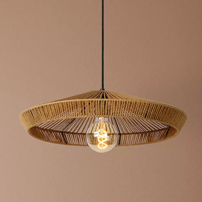 Lámpara colgante de ratán madera, Yunkai
