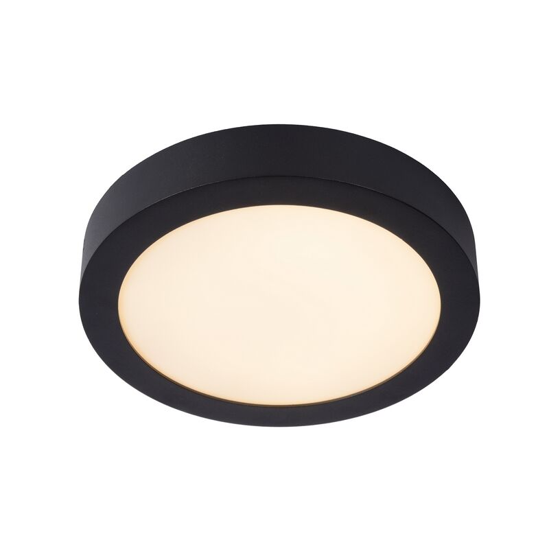 Plafón de techo moderno negro, Brice, 15W, 3000K LED, IP44