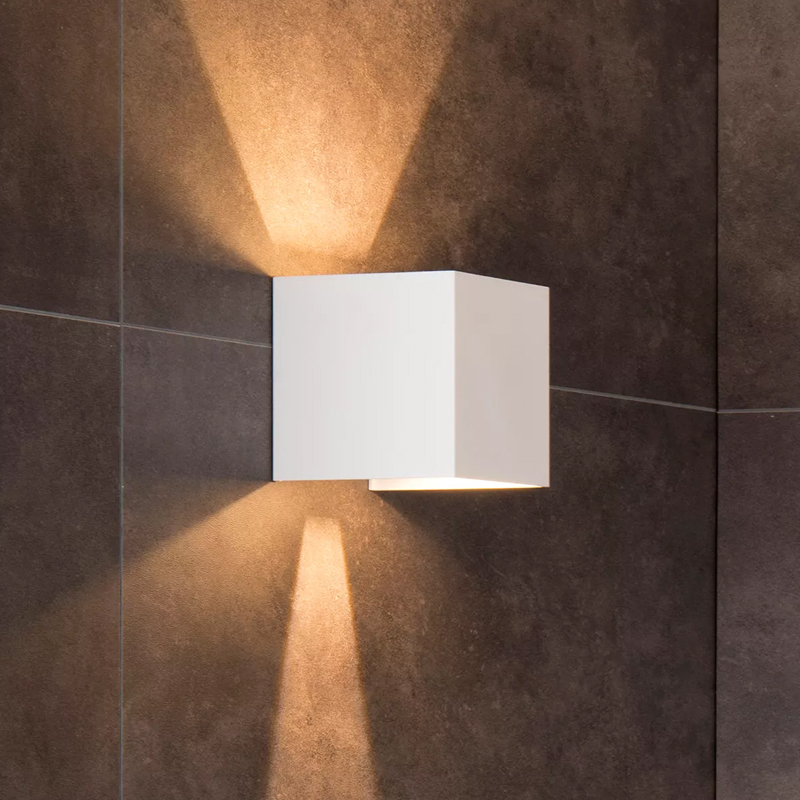 Aplique up down moderno blanco, Axi, 6W, 2700K LED, IP54