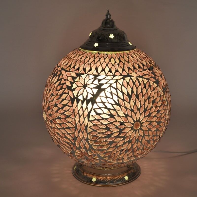 Lámpara de mesa morada oriental, Dalil