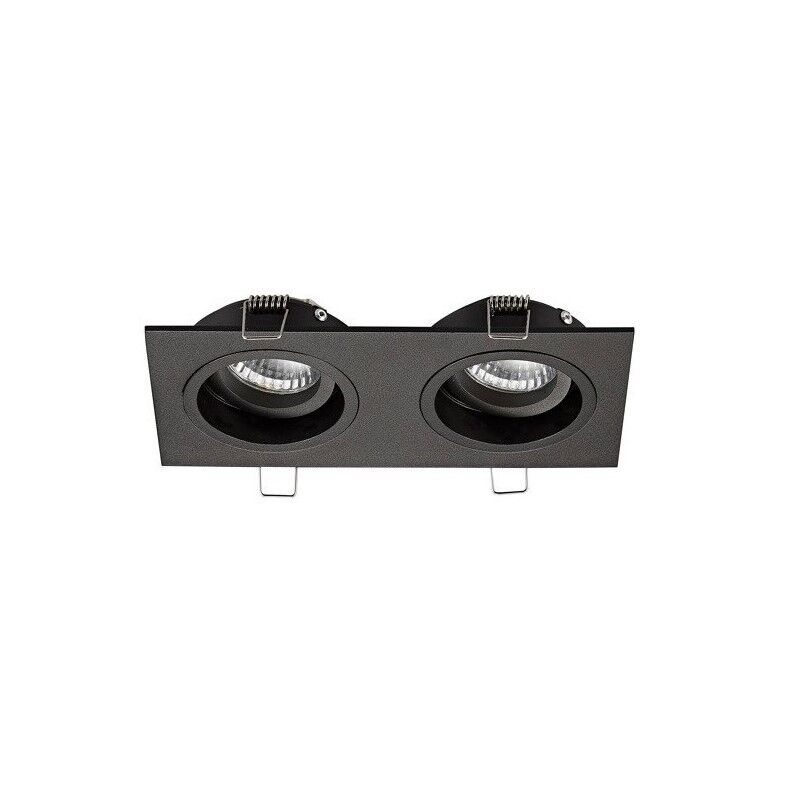 Foco empotrable negro moderno, Bredal