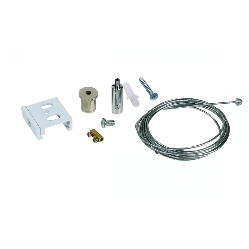 Set colgante para iluminación sobre carril trifásico, 3 metros, blanco, Pro