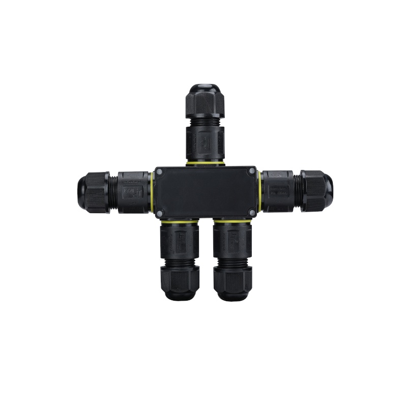 Conector de 3 pines y 5 vías, IP68