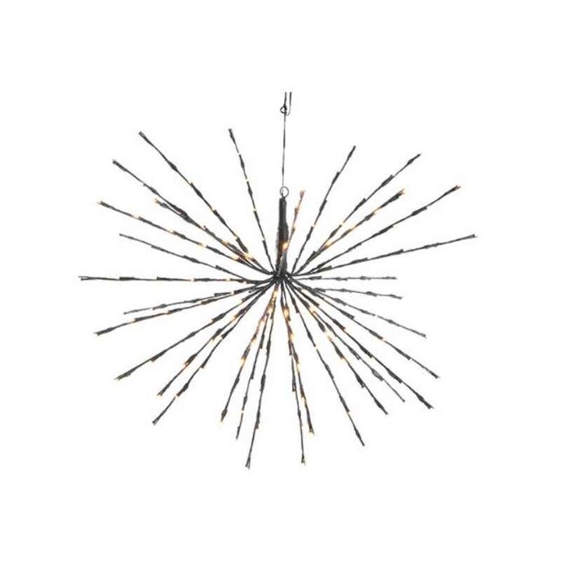 45cm LED 3d estrellas con 72 caliente LED blanco luces parpadeantes