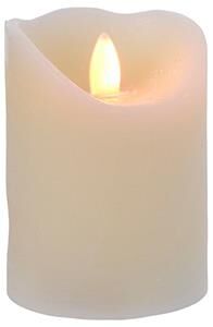 Vela LED de 17 cm, crema
