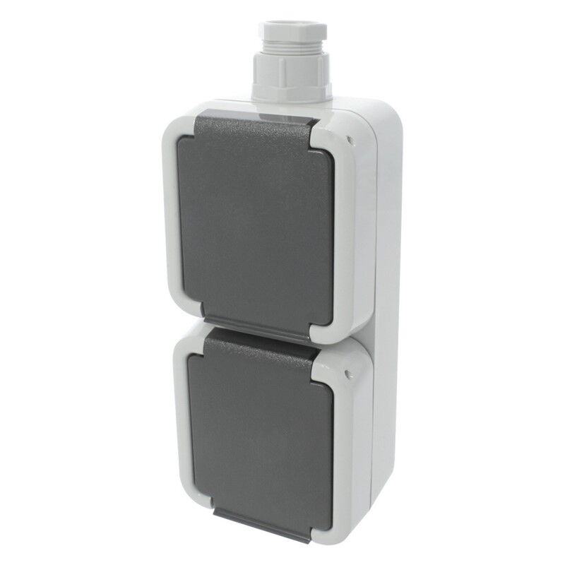 Peha Conector a prueba de salpicaduras Prensaestopas de doble toma de tierra M20