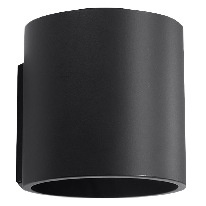 Aplique up down de aluminio negro, Amely