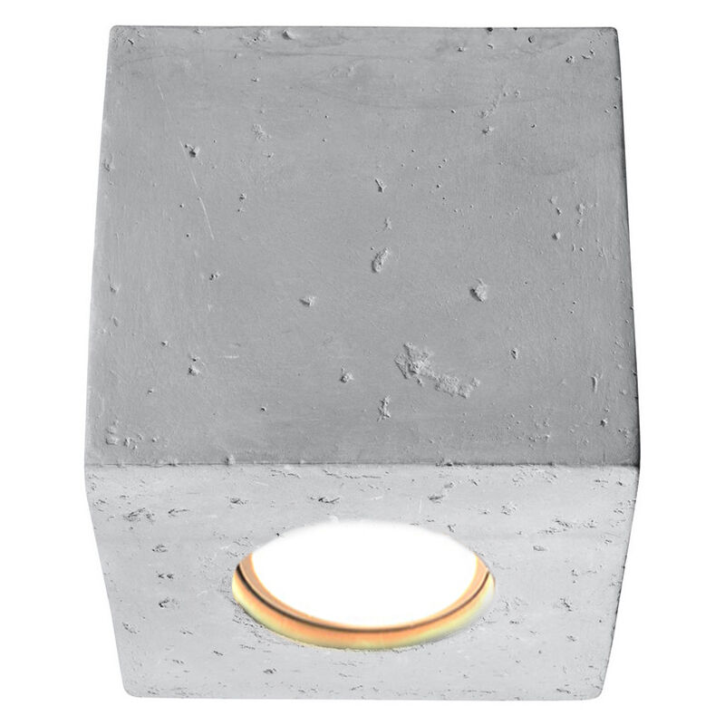 Aplique de techo de cemento gris, Andro