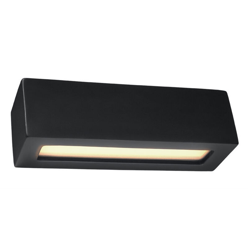 Aplique up down de vidrio negro, Emmaly