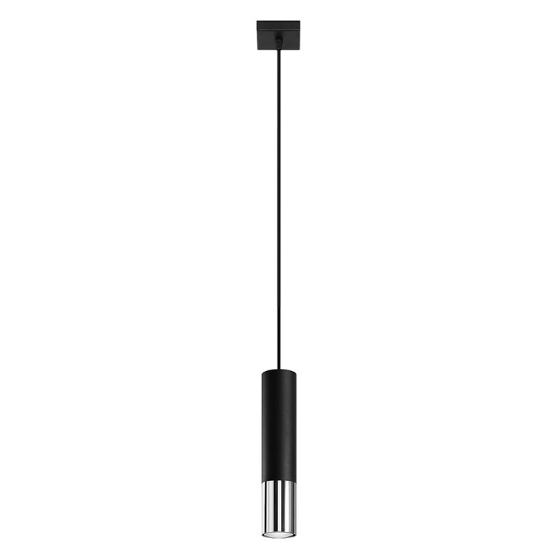 Lámpara colgante de aluminio cromada, Hediye