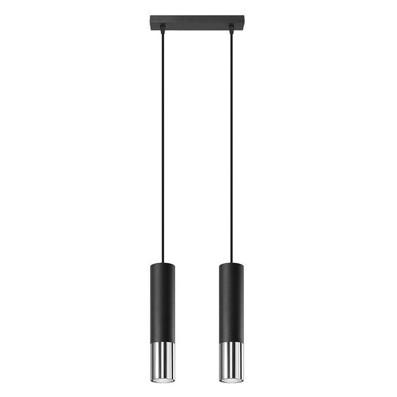 Lámpara colgante de aluminio cromada, Hediye