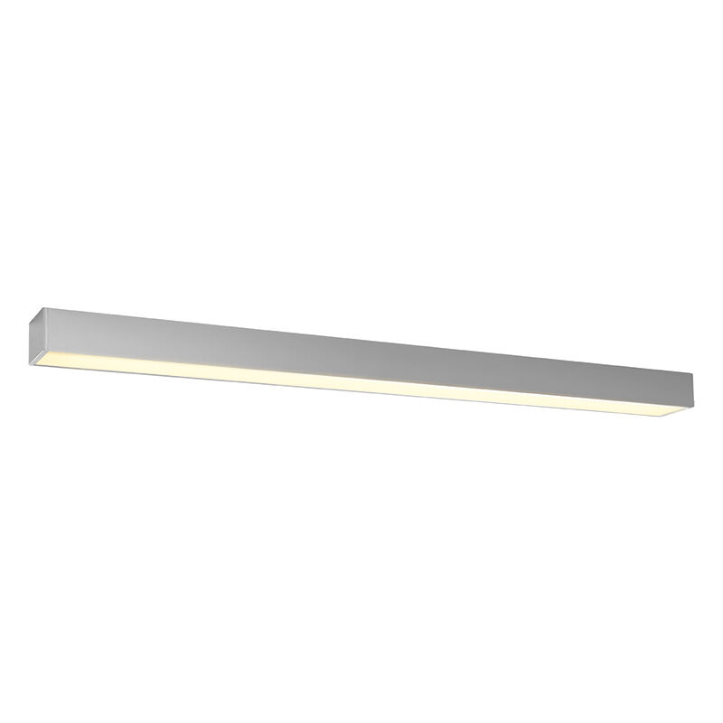Lámpara de techo de aluminio gris, Mascha, 31W, 3000K LED